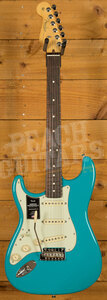 Fender American Professional II Stratocaster Left-Hand Miami Blue Rosewood