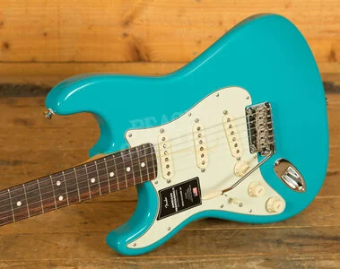 Fender American Professional II Stratocaster Left-Handed - Rosewood - Miami Blue