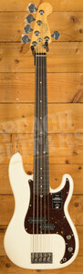 Fender American Professional II Precision Bass V | Rosewood - Olympic White