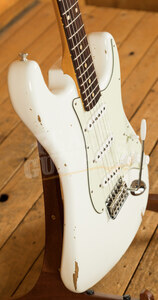 Fender Custom Shop '61 Strat Relic/CC Hardware Olympic White