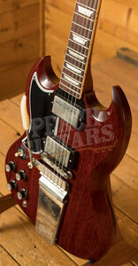 Gibson Custom '64 SG Standard Left-Handed Cherry VOS w/Maestro Vibrola NH