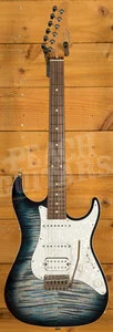 Suhr Standard Plus Faded Trans Whale Blue Burst Pau Ferro