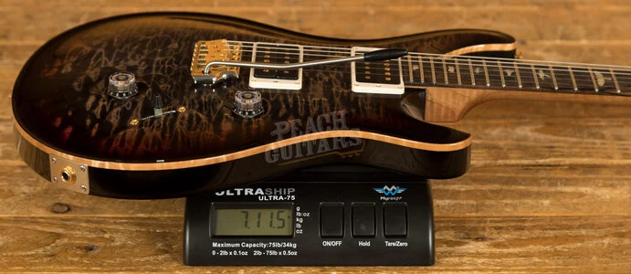 PRS Wood Library Custom 24 Charcoal Tri-Colour Burst Roasted Maple /Ziricote