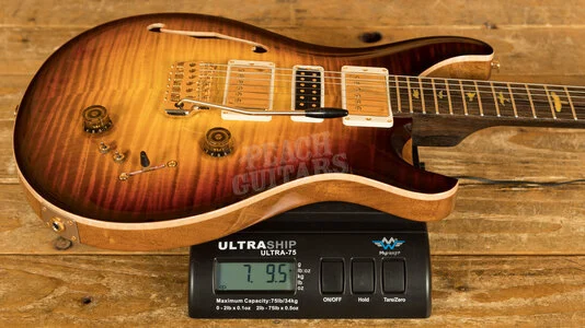 PRS Private Stock Special Semi-Hollow Ziricote Dark Cherry Glow Smokeburst