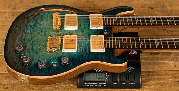 PRS Private Stock Custom 24 Double Neck Semi Hollow - Subzero Glow