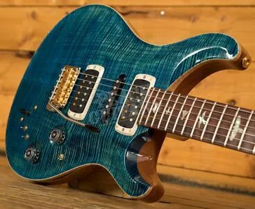 PRS Experience Modern Eagle V - 10 Top River Blue - Pattern Neck