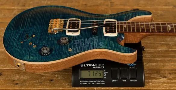 PRS Experience Modern Eagle V - 10 Top River Blue - Pattern Neck