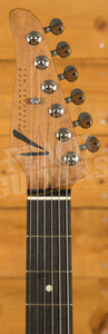 Tom Anderson Drop Top Left Handed | Bora Bora Blue Gloss w/ Binding