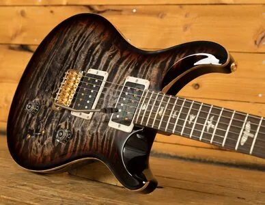 PRS Wood Library Custom 24 Charcoal Tri-Colour Burst Roasted Maple /Ziricote
