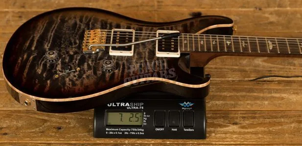 PRS Wood Library Custom 24 Charcoal Tri-Colour Burst Roasted Maple /Ziricote