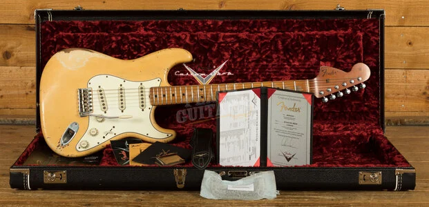 Fender Custom Shop Masterbuilt Dale Wilson 69 Strat - Relic Vintage White