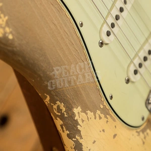 Fender Custom Shop '61 Strat Relic Aged Vintage White Dale Wilson
