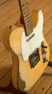 Fender Custom Shop '54 Tele Dale Wilson Masterbuilt Heavy Relic White Blonde