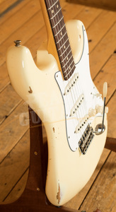 Fender Custom Shop '65 Strat Relic Rosewood Aged Vintage White