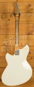 Novo Nucleus Serus J | Olympic White - Tortoise Shell Pickguard