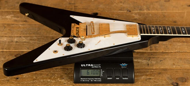 Gibson Custom Jimi Hendrix 69 Flying V Ebony Aged GH