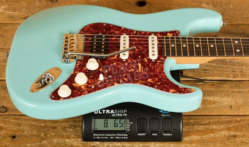 Suhr Classic Pro Peach LTD Flame Maple/Rosewood Daphne Blue