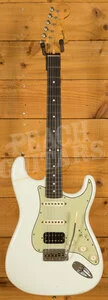 Fender Custom Shop 61 HSS Strat - Journeyman Relic Olympic White