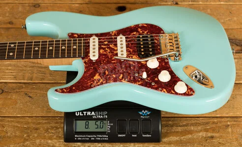 Suhr Classic Pro Peach LTD Flame Maple/Rosewood Daphne Blue Left Handed