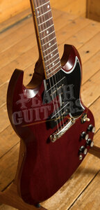 Gibson Custom 1963 SG Special Reissue Lightning Bar Cherry Red VOS