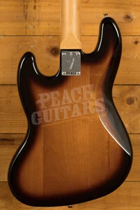 Fender Gold Foil Jazz Bass - Ebony - 2-Colour Sunburst