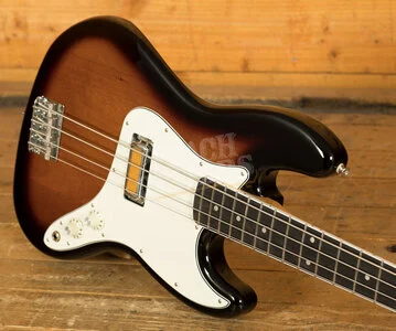 Fender Gold Foil Jazz Bass - Ebony - 2-Colour Sunburst