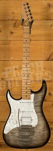 Suhr Standard Plus Trans Charcoal Burst Maple - Left Handed