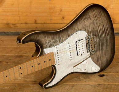 Suhr Standard Plus Trans Charcoal Burst Maple - Left Handed