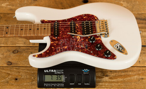 Suhr Limited Edition Classic S Paulownia Trans White HSS - Left Handed