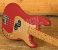 Squier 40th Anniversary Precision Bass - Vintage Edition | Maple - Satin Dakota Red