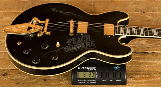 Gibson Custom '59 ES-355 Ebony Bigsby Murphy Lab Ultra Light Aged GH