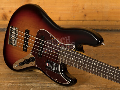 Fender American Professional II Jazz Bass V 3-Color Sunburst Rosewood