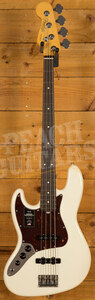 Fender American Professional II Jazz Bass Left-Hand Olympic White Rosewood