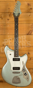 Novo Nucleus Serus J | Ice Blue Metallic - Parchment Pickguard