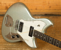 Novo Nucleus Serus J | Ice Blue Metallic - Parchment Pickguard