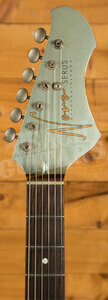 Novo Nucleus Serus J | Ice Blue Metallic - Parchment Pickguard