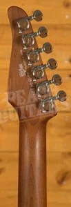 Tom Anderson Top T Shorty | Abalone to Deep Ocean Blue Burst w/Binding & Case