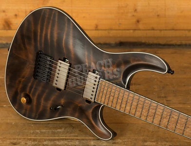 Mayones Regius Core 7 Baritone Curly Redwood - NAMM 2021 Display Guitar