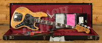 Fender Custom Shop Limited Edition Custom Jazz Bass Heavy Relic Aged Natural
