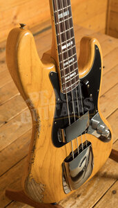 Fender Custom Shop Limited Edition Custom Jazz Bass Heavy Relic Aged Natural