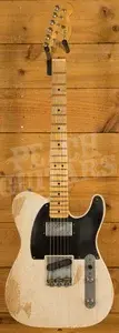 Fender Custom Shop '51 Loaded CuNiFe Tele David Brown Masterbuilt Heavy Relic Aged White Blonde