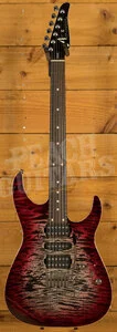 Tom Anderson Angel | Natural Black To T-Red burst w/ Binding