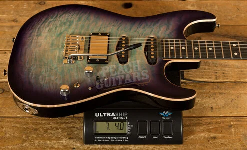 Tom Anderson Drop Top | Natural Bora to Purple Burst Gloss w/ Binding