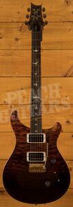 PRS Wood Library Custom 24 Fire Red to Grey Black Roasted Maple/Ziricote