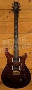 PRS Wood Library Custom 24 Fire Red to Grey Black Fade Roasted Maple/Ziricote  