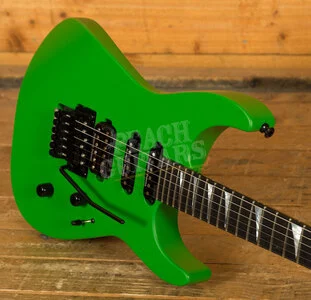 Jackson American Series Soloist SL3 Ebony Satin Slime Green
