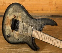 Mayones Regius 4Ever 7 Trans Custom Colour Gloss w/Master Grade Buckeye Burl Top