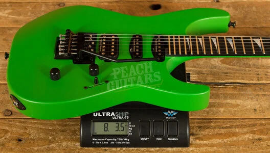 Jackson American Series Soloist SL3 Ebony Satin Slime Green