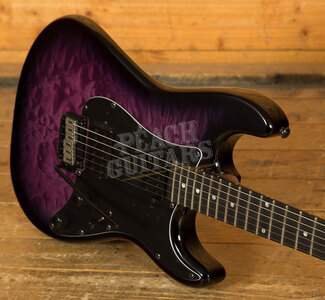 Schecter Traditional Pro - Ebony - Transparent Purple Burst