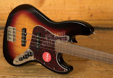 Squier Classic Vibe '60s Jazz Bass Fretless | Laurel - 3-Colour Sunburst